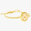 دستبند صدف طلایی با طرح پولکی | دارای 0.800 گرم طلا