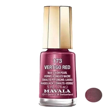 لاک ناخن ماوالا مدل VERTIGO RED شماره 173