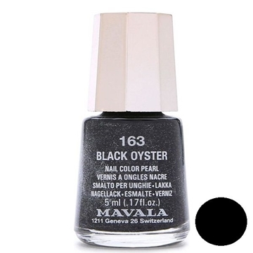 لاک ناخن ماوالا مدل Black oyster شماره 163